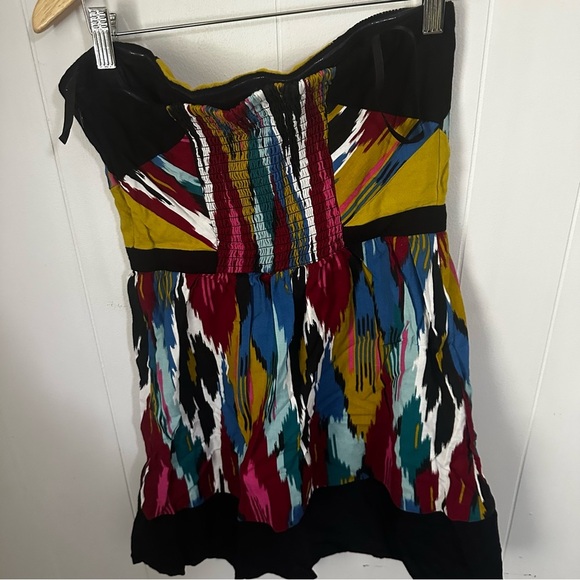 Silence + Noise Strapless Multicolor Dress - Picture 2 of 4